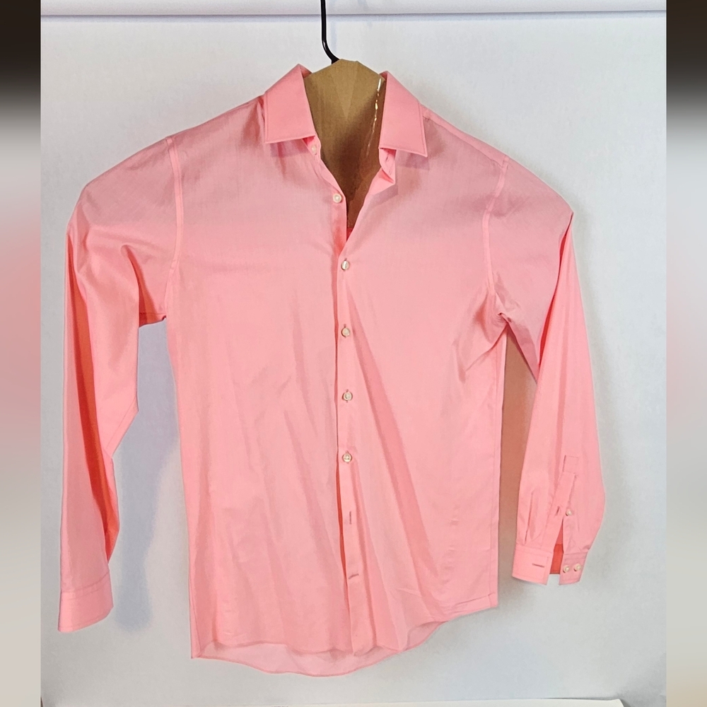 J Ferrar Men's Pink Dress Shirt